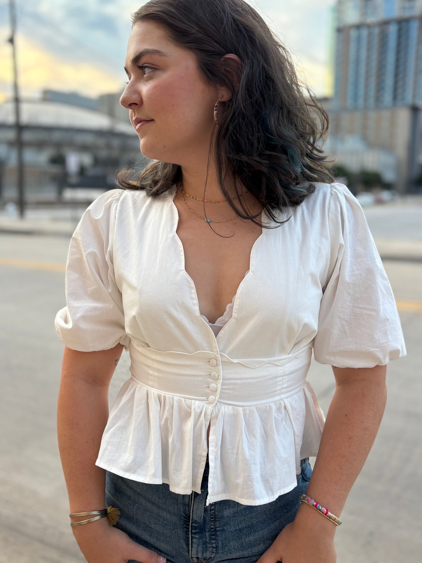 Scalloped Top