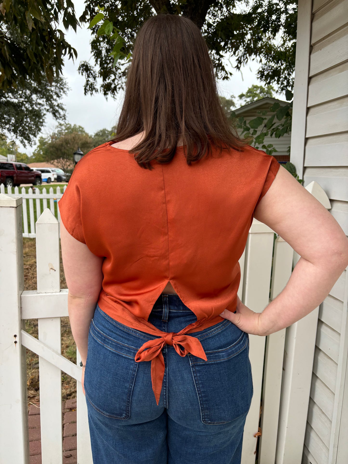 Silk Cowl Neck Blouse