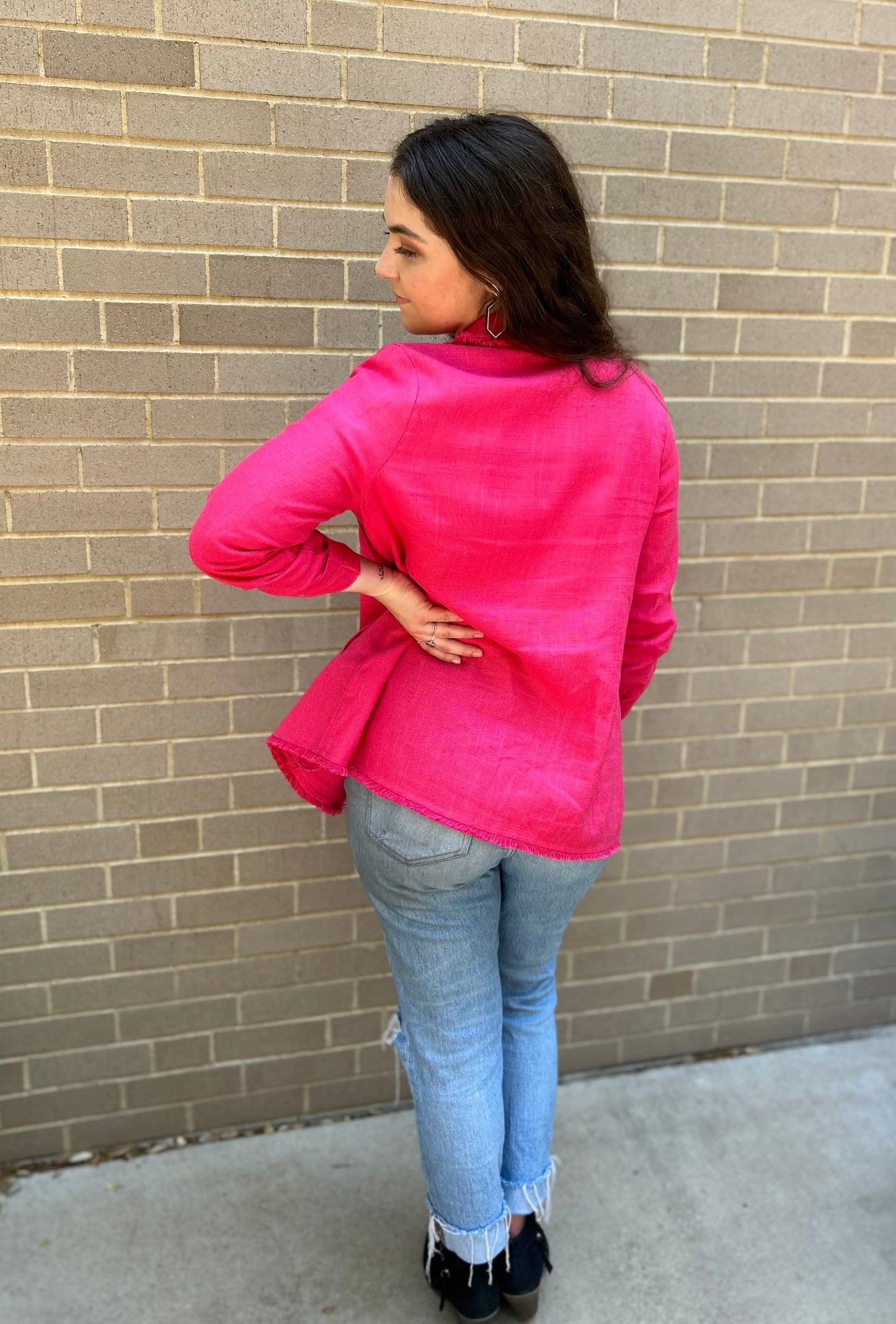 Fuchsia Blazer