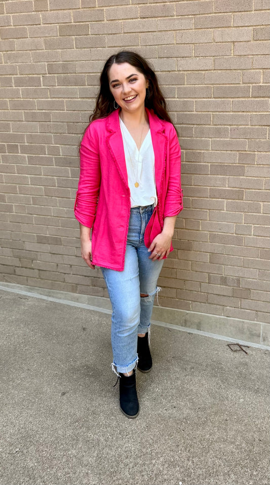 Fuchsia Blazer