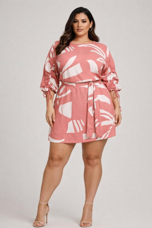 Pink Plus Size Dress